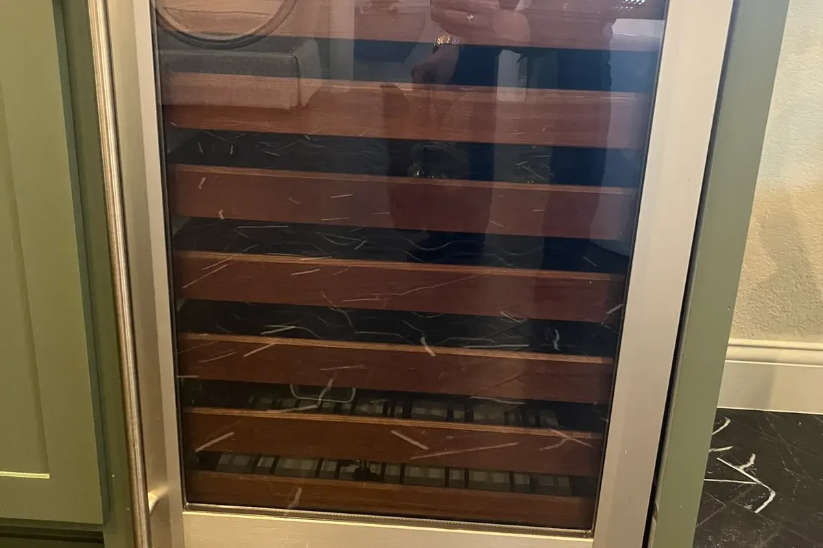 Built-in beverage center and ice maker serviced by Appliance Repair Now